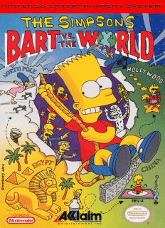 The Simpsons: Bart vs. the World — обложка