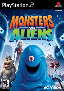 Monsters vs. Aliens — обложка