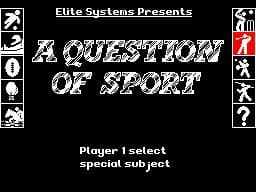 Question of Sport, A