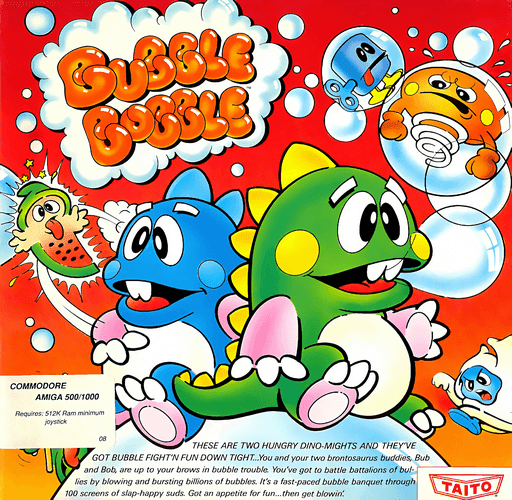 Bubble Bobble — обложка