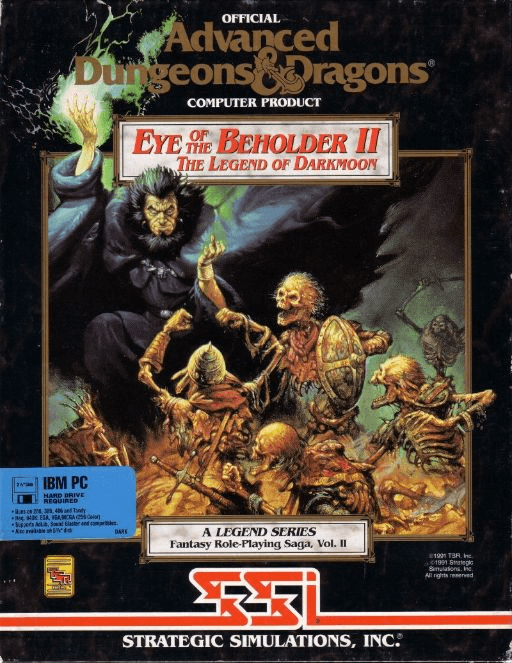 Eye of the Beholder II - The Legend of Darkmoon — обложка