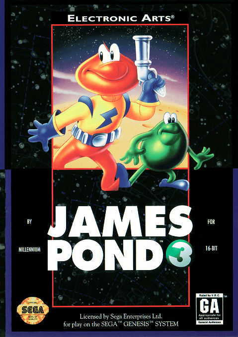 James Pond 3: Operation Starfish — обложка