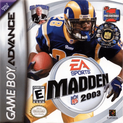 Madden NFL 2003 — обложка