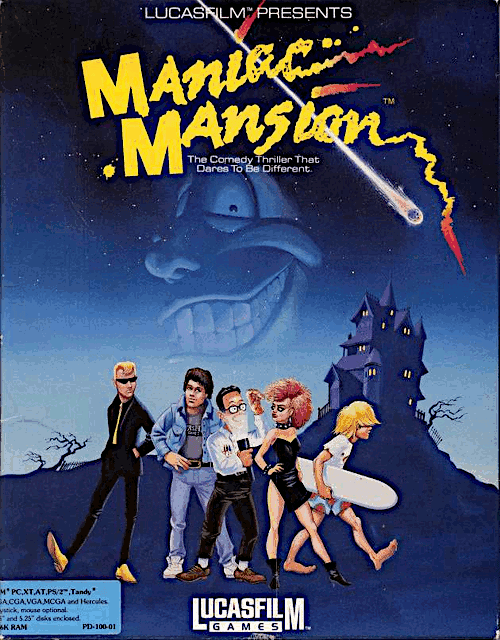 Maniac Mansion — обложка