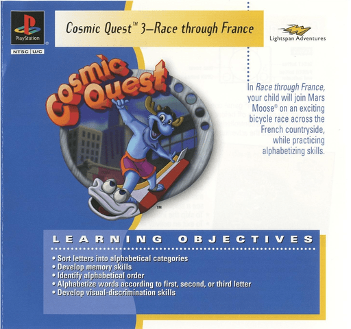 Mars Moose Cosmic Quest 3: Race Through France