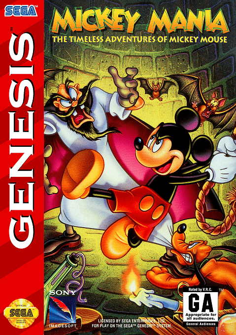 Mickey Mania: The Timeless Adventures of Mickey Mouse — обложка